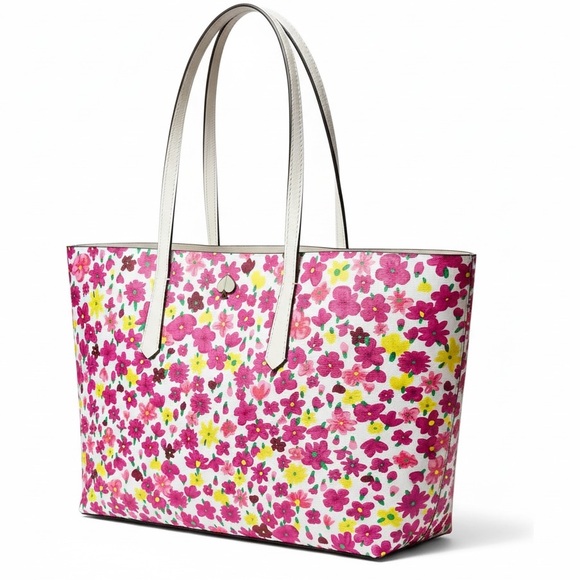 Kate Spade New York “Molly” Floral Tote with Matching Pouch. Like brand new! ♠️ - Picture 5 of 12